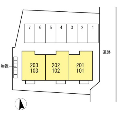 【区画図】 | エステート笹谷２１Ⅳ