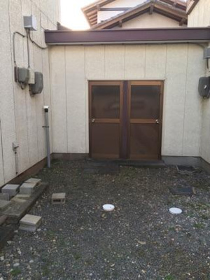 【庭】 | 大槻借家　北棟 | 倉庫