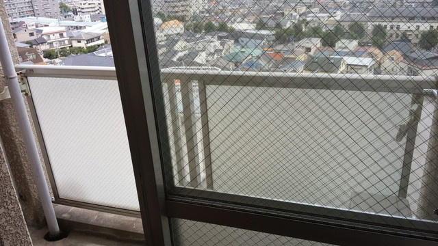 Dcourt六甲(旧:ドミトリー阪急六甲)のバルコニー