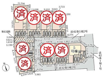 【区画図】 | リーブルガーデン．Ｓ　行田城西第２　 | 現地区画図