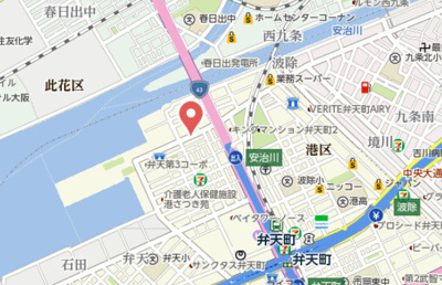 【地図】 | エスリード弁天町NORTH RESIDENCE