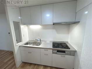 壁付けシステムキッチンはスペースの最大限の有効活用が可能で、動線がスムーズになり調理や準備が快適で効率的に行えます。収納スペースや吊り戸棚が設けられ、調理器具や食器類をスマートに収納できます。