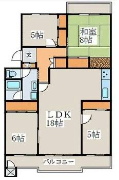 三郷早稲田団地3-23-2号棟のその他|間取図です