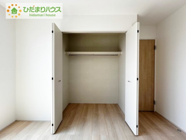 日立市水木町2丁目　新築戸建の収納|全室にクローゼットが付いていて、お部屋の住空間もスッキリ広々つかえそうです(^^)/