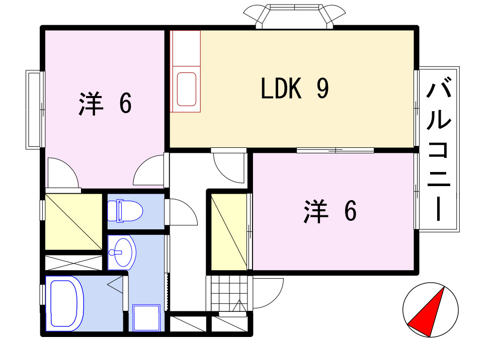 サンビレッジ阿成の間取り