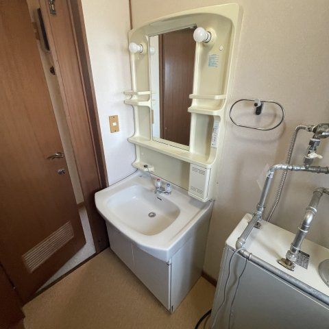 健康マンションの洗面所