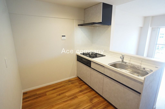 【キッチン】 | エーデルハイム関目 | システムキッチン新調です☆3口ガスコンロ☆