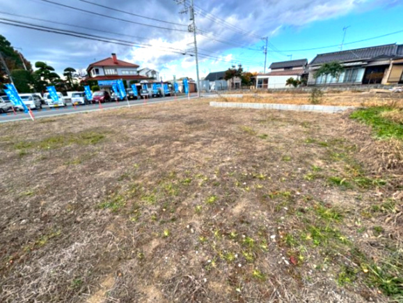 土地　富士見市下南畑の前面道路含む現地写真|前面道路幅員9.7m