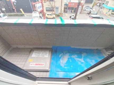 シャーメゾン吹田市朝日町のバルコニー
