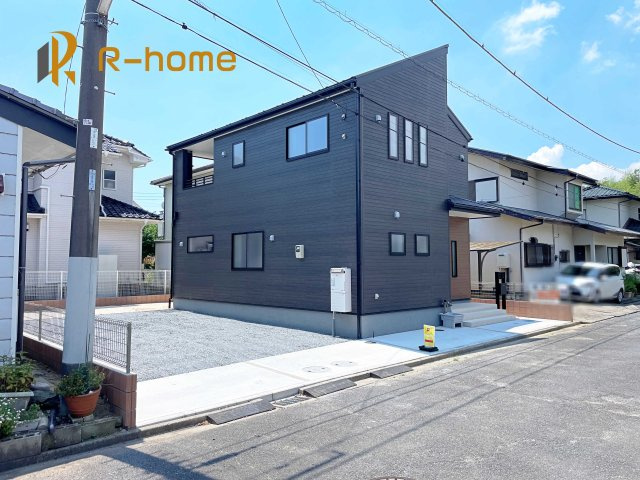 ひたちなか市高場10期　新築戸建て　1号棟の外観|ご予約を頂ければ、『平日』はもちろん『早朝』や『夜間』もご見学可能です♪お気軽にお申し付けください♪