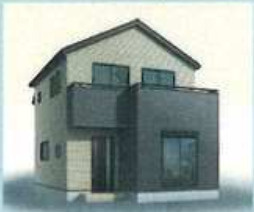 【仲介手数料無料】清瀬市中里第３全２棟　清瀬市の新築住宅なら西武ハウジングの外観パース