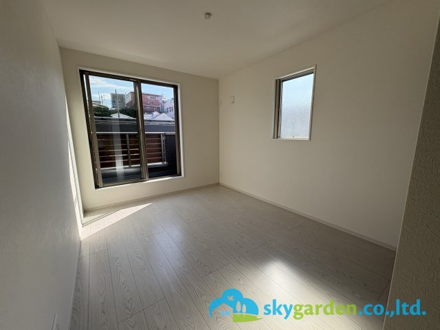 藤沢市善行坂1期　新築戸建　全3棟3号棟の洋室|スタンダードな洋室です