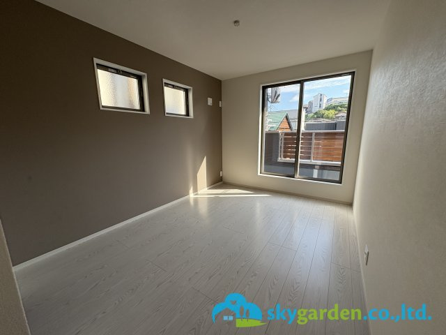 藤沢市善行坂1期　新築戸建　全3棟3号棟の寝室|落ち着いて過ごせるお部屋なので、寝室にいかがでしょうか