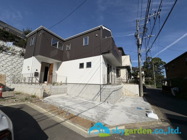 藤沢市善行坂1期　新築戸建　全3棟3号棟の外観|外観も気になるポイント