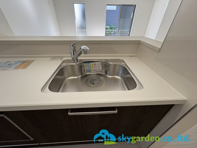 藤沢市善行坂1期　新築戸建　全3棟3号棟のキッチン|キッチンでお料理をお楽しみください