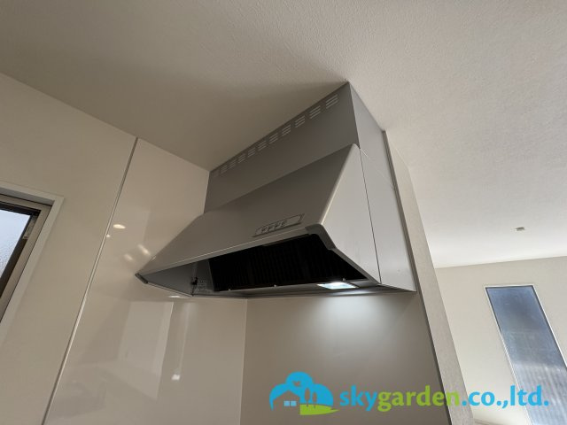 藤沢市善行坂1期　新築戸建　全3棟3号棟のキッチン|コンパクトなキッチンで掃除もラクラク