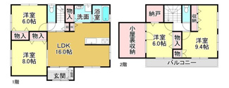 【間取り】 | 大津市南小松1594-67　中古戸建