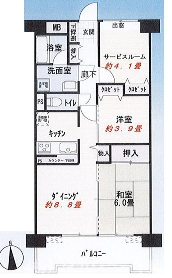 【間取り】 | グリーンビレッジ浜野