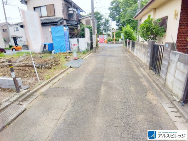 新築／志木市中宗岡18期の前面道路含む現地写真
