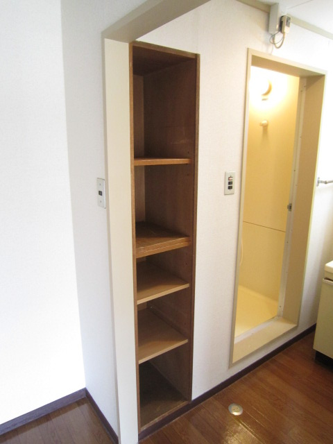 ロイヤルハイツ藤田の洗面所|脱衣所の収納