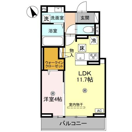 D-PLACE町坪の間取り