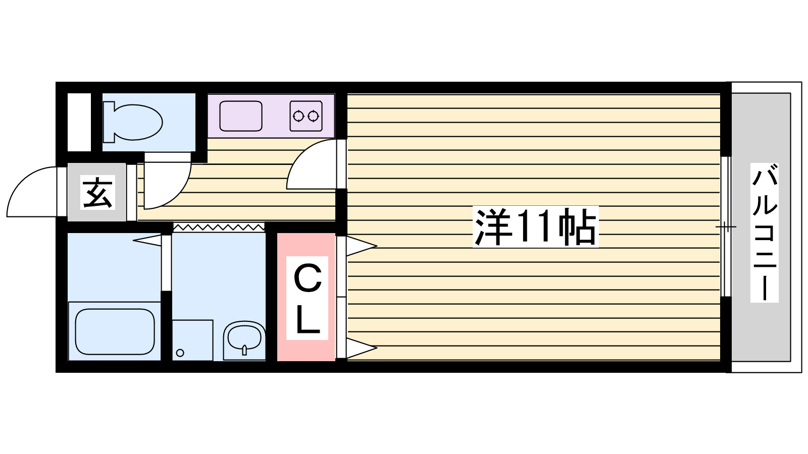 エクセルまつたにの間取り