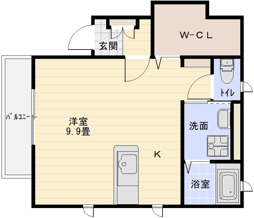 メゾンバルーンフラワーの間取り|メゾンバルーンフラワー