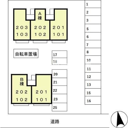 アネックス河尻　Ｂ の駐車場