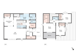 【間取り】 | PEAKS下関市山の田中央（11号地）♪仲介手数料無料物件♪ | 家族の動線が込み合わないように、普段の動きがよりスムーズに出来るよう考慮しています。