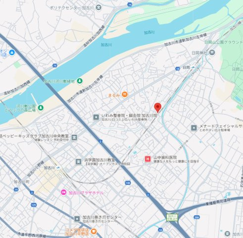 加古川市加古川町大野　土地の地図
