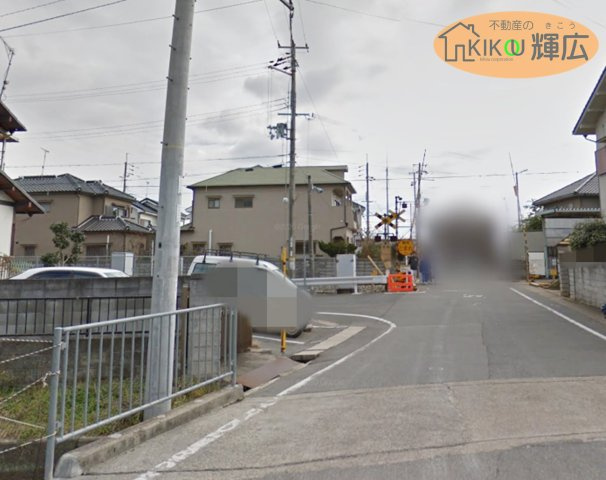 加古川市加古川町大野　土地の前面道路含む現地写真
