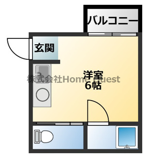 【間取り】 | ハイツ菱屋