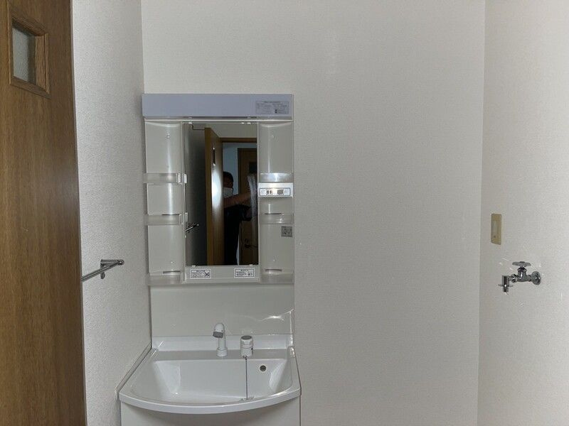 エクレールの独立洗面台