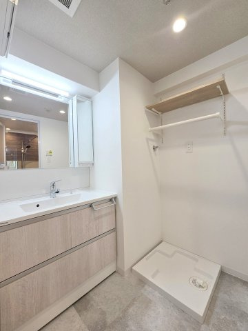 ライオンズマンション河辺東の独立洗面台