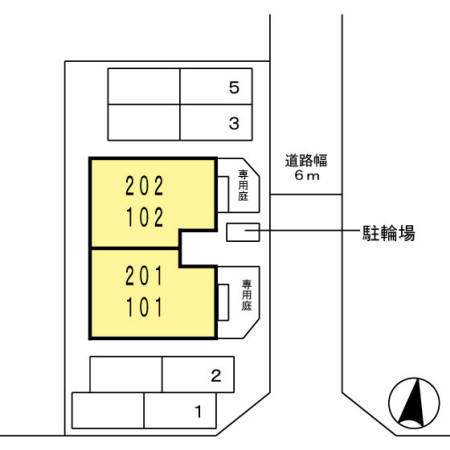 ウィット Nの区画図