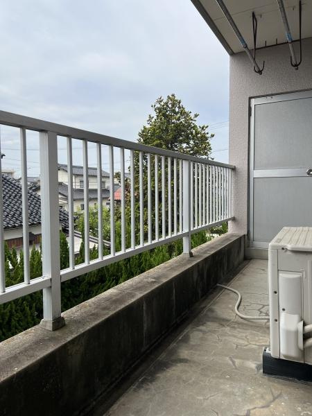 日光マンションのバルコニー