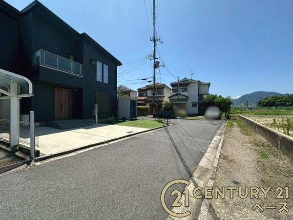 香芝市上中　一戸建の前面道路含む現地写真|■現地撮影写真■