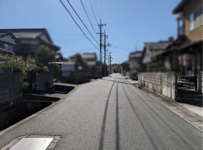 【前面道路含む現地写真】 | 長砂町　47坪