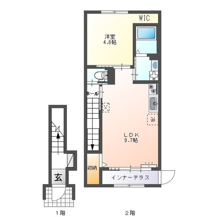 イーストヒルズＩの間取り