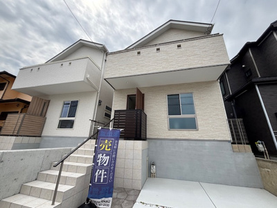 【外観】 | 神戸市垂水区桃山台6丁目　新築戸建 B号地　仲介手数料無料！ | 落ち着いた雰囲気の外観です
