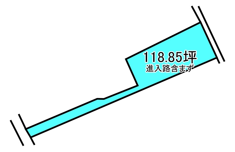 星原町　192.66坪の土地図