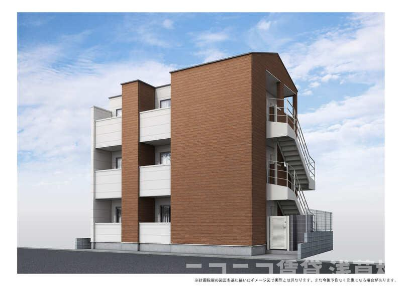 MELDIA西新井Ⅶの外観パース