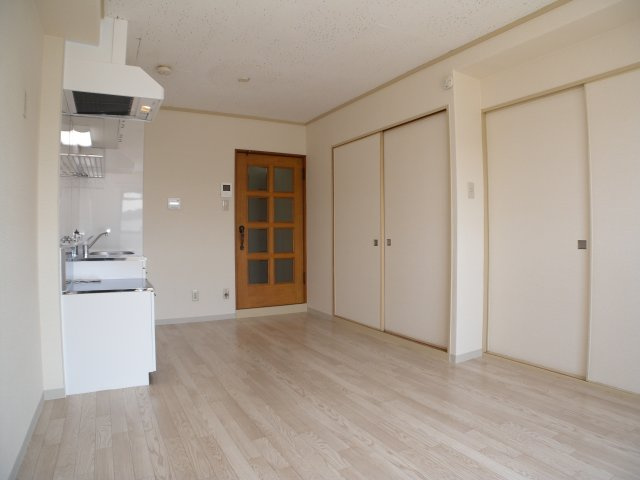 檜笠ハイツのバルコニー