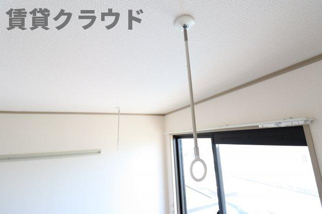 サンビレッジの内装|あると嬉しい！室内物干しがあります♪