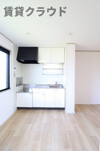 サンビレッジのキッチン|コンパクトなキッチンで掃除もラクラク