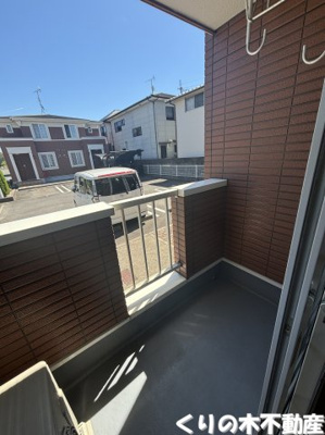 【バルコニー】 | アルメールＡ | 反転タイプのお部屋です（現況を優先します）