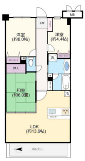 【間取り】 | ライオンズマンション尼崎ガーデンシティ | 新婚様からファミリー様まで幅広くおすすめの３LDKの間取りです♪