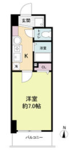 アルカンシェルスクエア桜川（旧：フォレステージ桜川）の間取り