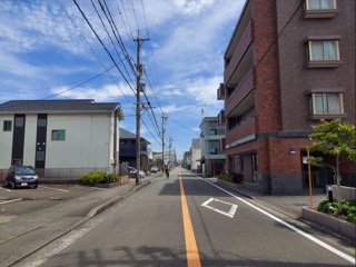 ヴィアレ中田　静岡市駿河区中田４丁目の周辺|周辺道路です。