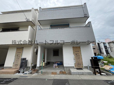 【外観】 | 神戸市長田区松野通3丁目　新築戸建3号地　仲介手数料無料！ | 落ち着いた雰囲気の外観です